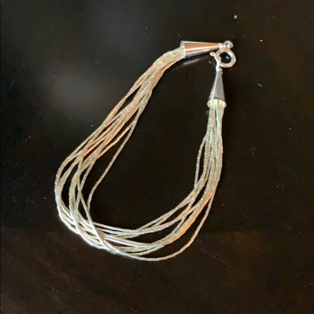 Liquid silver bracelet